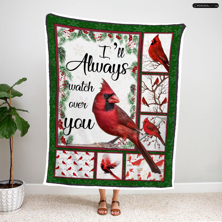 I Will Always Watch Over You - memorial gifts for loss of mother Fleece Blanket
