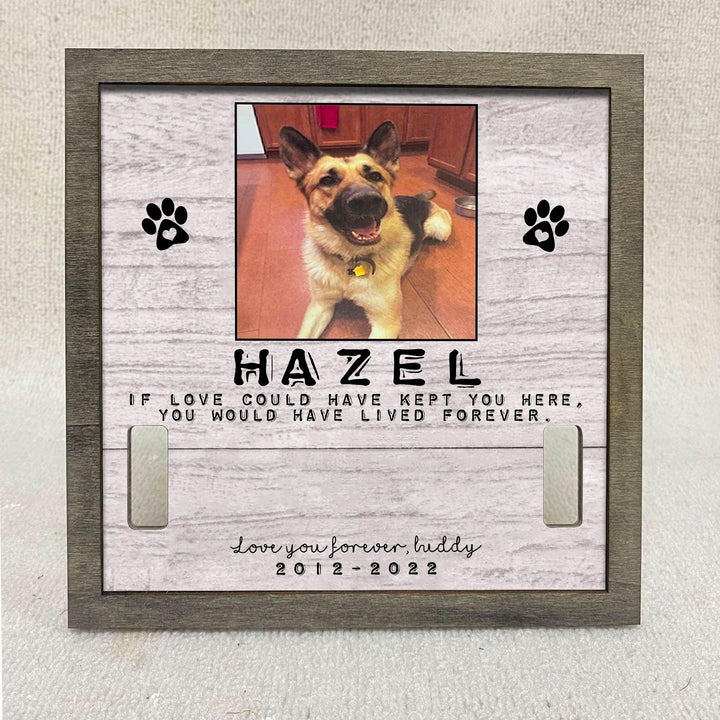 If Love Could Have Kept You Here Dog Collar Frame - Memorial Picture Frame