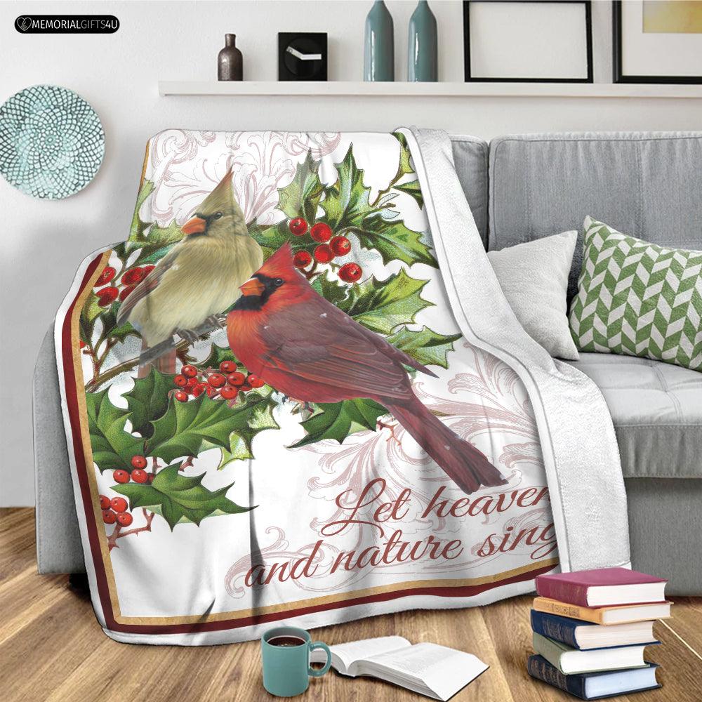 Let Heaven And Nature Sing - memorial gifts for loss of mother Fleece Blanket