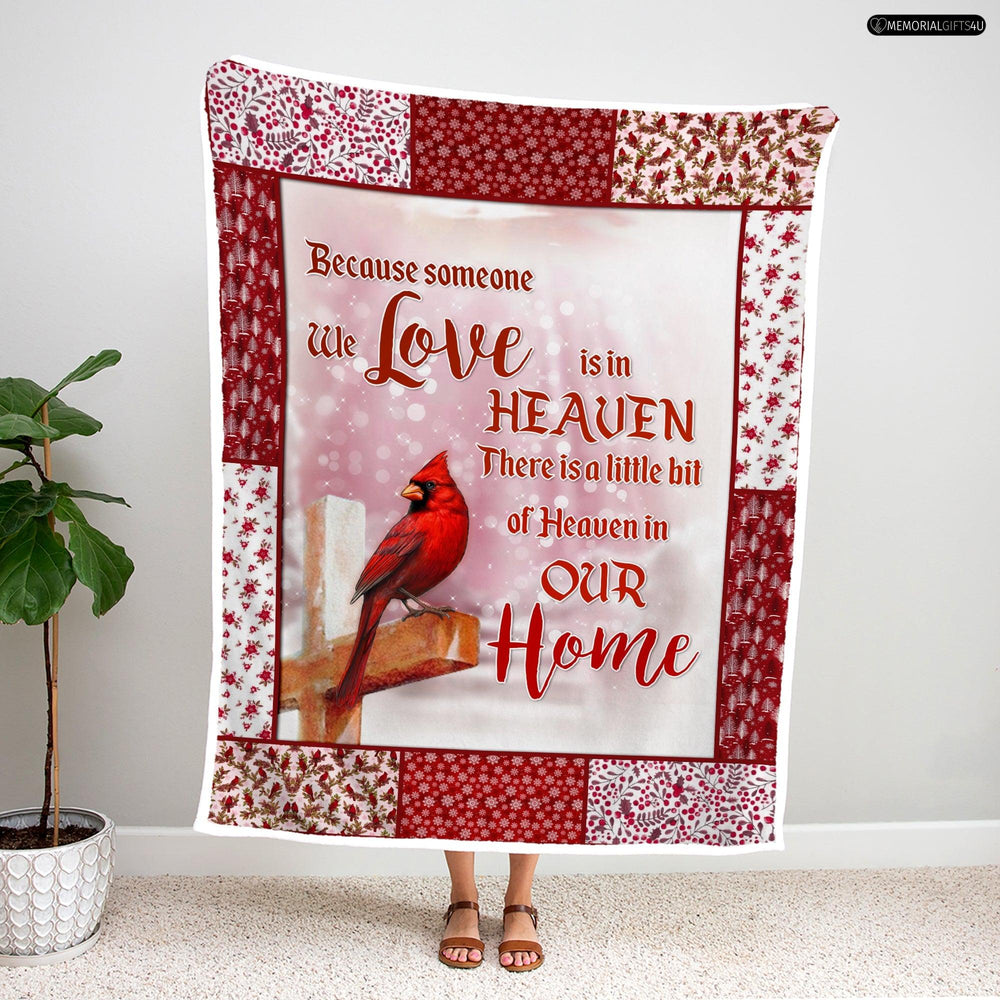 Someone We Love Is In Heaven - Remembrance gifts for loss of husband Fleece Blanket