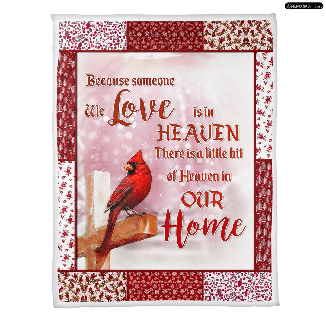 Someone We Love Is In Heaven - Remembrance gifts for loss of husband Fleece Blanket