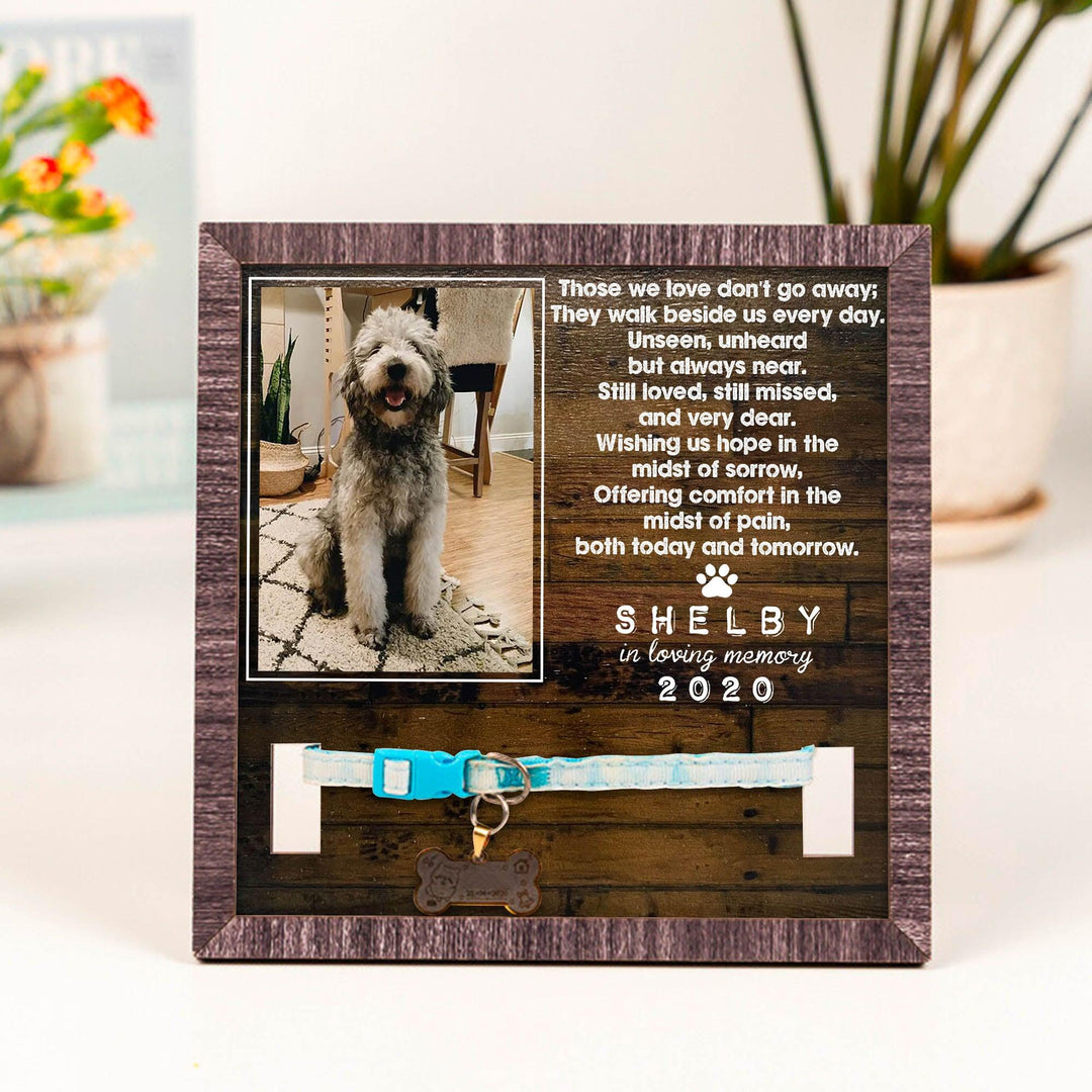 Those We Love Dog Collar Frame - Dog Collar Frame - Memorial Gifts 4u