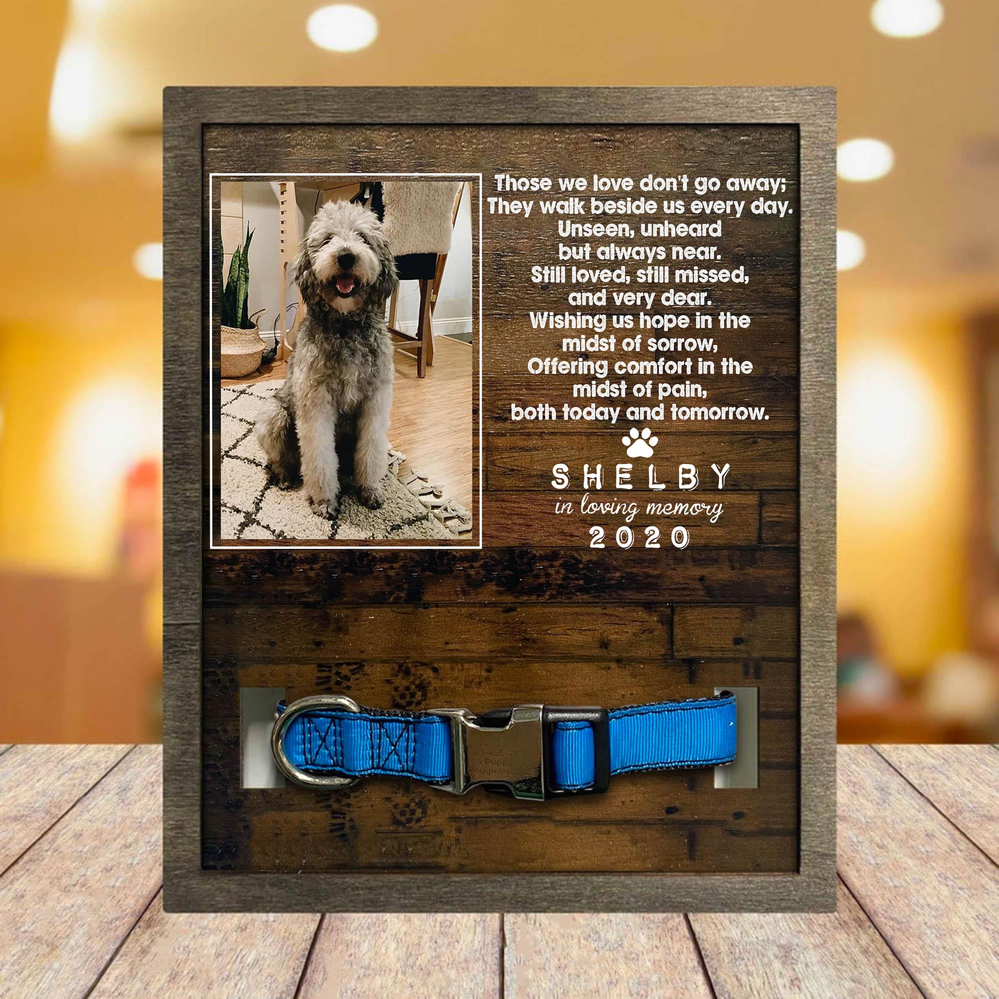 Those We Love Dog Collar Frame Dog Collar Frame – Memorial Gifts 4u