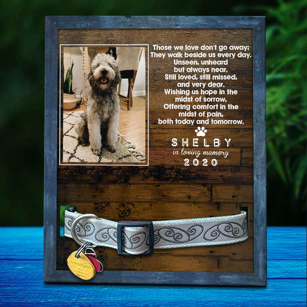 Those We Love Dog Collar Frame - Dog Collar Frame - Memorial Gifts 4u