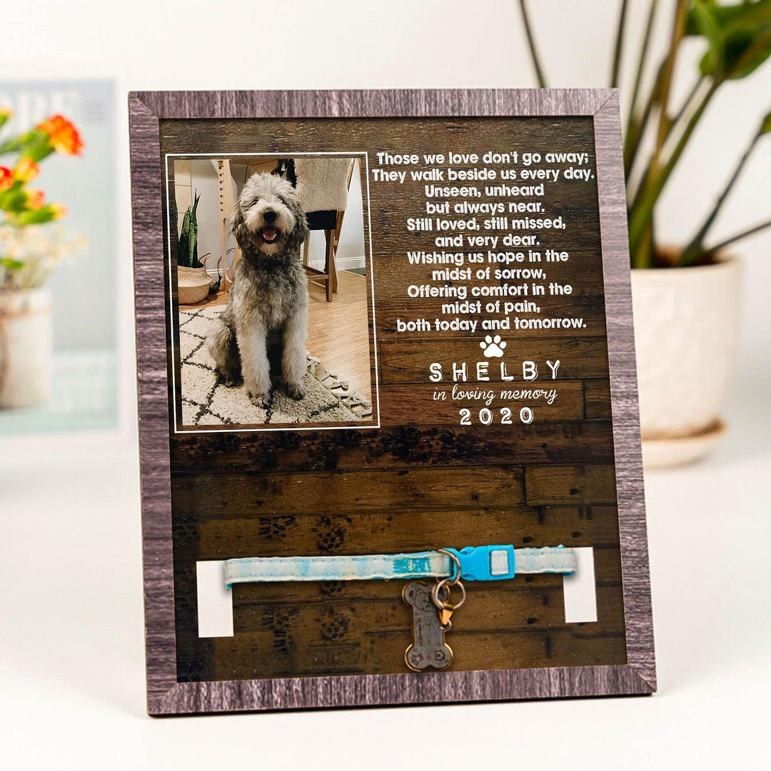 Those We Love Dog Collar Frame - Dog Collar Frame - Memorial Gifts 4u