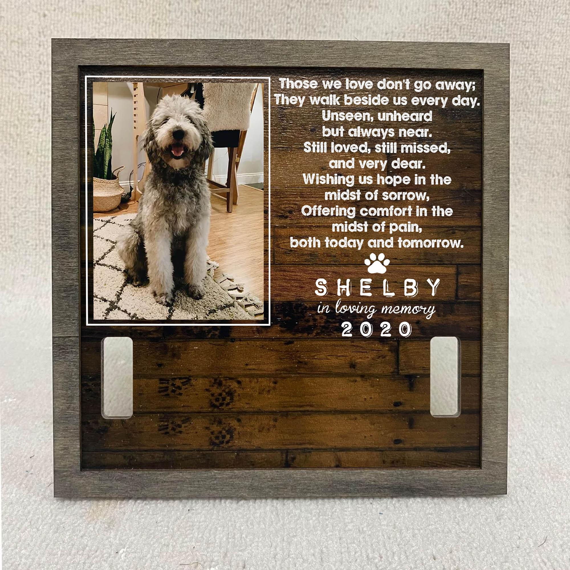 Those We Love Dog Collar Frame Dog Collar Frame – Memorial Gifts 4u