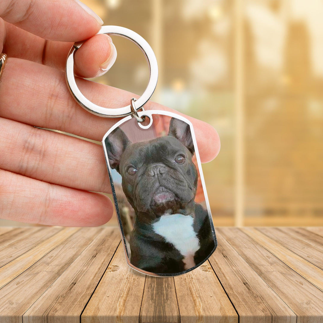 When Tomorrow Starts Without Me - Dog Memorial Keychain