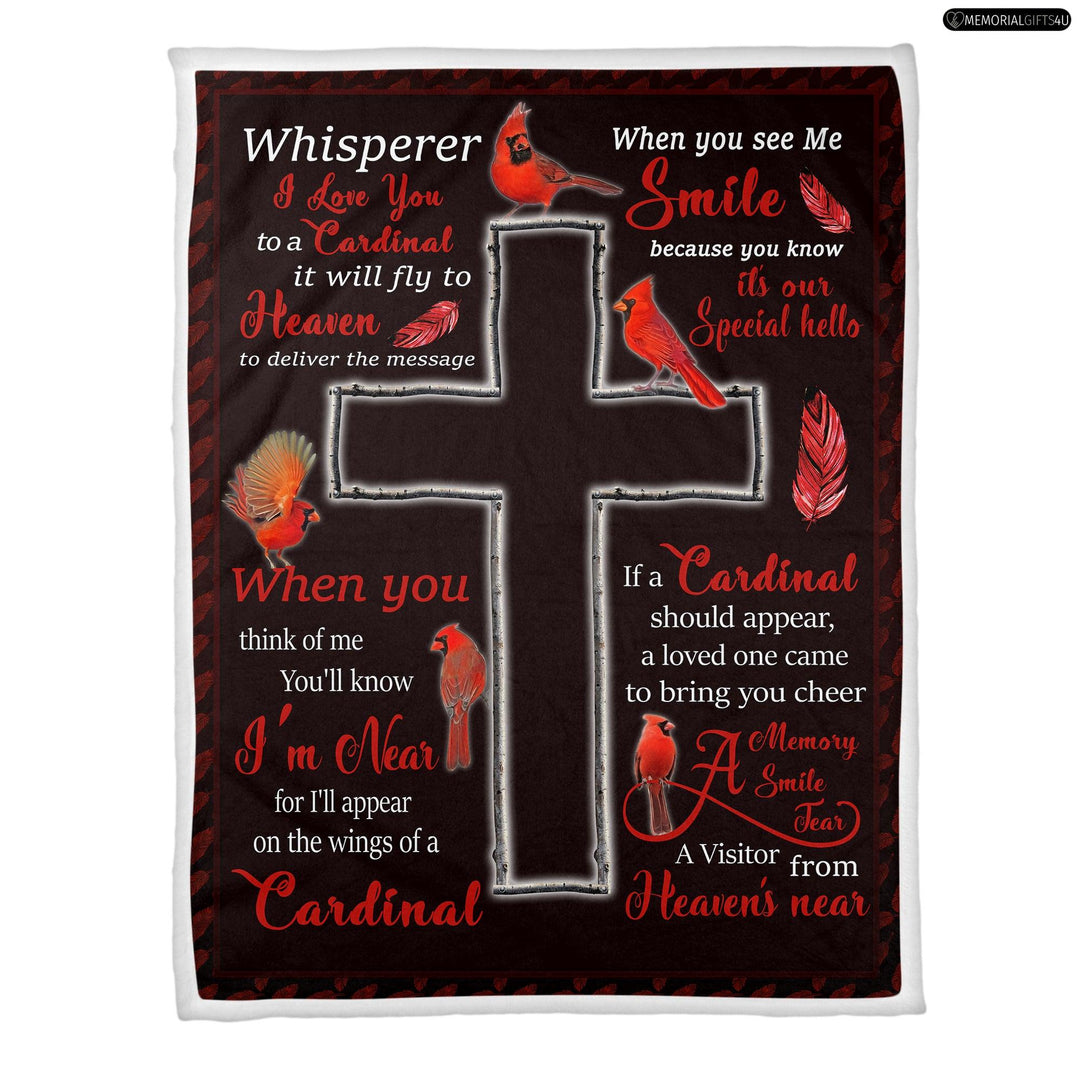 Whisperer I Love You - sympathy gifts for loss of mother Fleece Blanket
